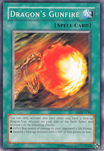Dragon's Gunfire - DB2-EN160 Common Unlimited