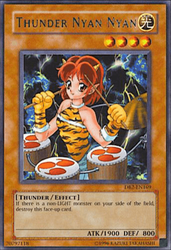 Thunder Nyan Nyan - DB2-EN169 Rare Unlimited