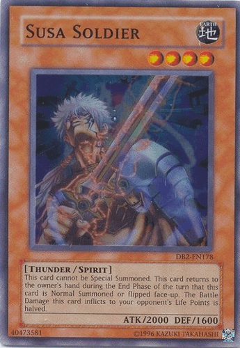 Susa Soldier - DB2-EN178 Super Rare Unlimited