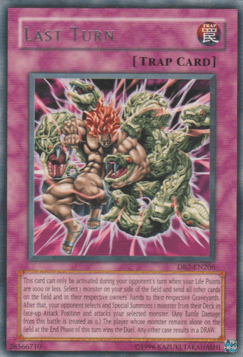 Last Turn - DB2-EN206 Rare Unlimited