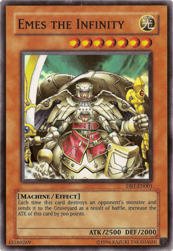 Emes the Infinity - DBT-EN001 Super Rare Limited Edition