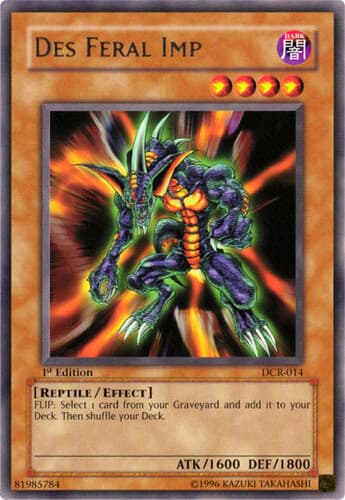 Des Feral Imp - DCR-014 Rare 1st Edition