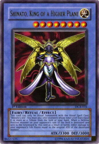 Shinato, King of a Higher Plane - DCR-016 Ultra Rare Unlimited