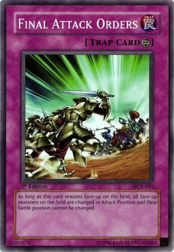 Final Attack Orders - DCR-045 Common 1st Edition