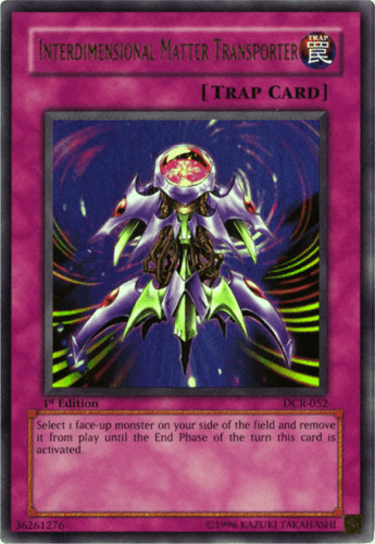 Interdimensional Matter Transporter - DCR-052 Ultra Rare 1st Edition