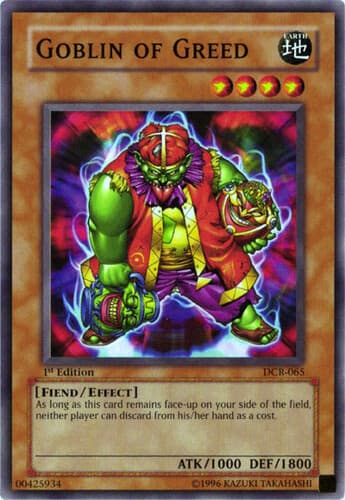 Goblin of Greed - DCR-065 Common 1st Edition