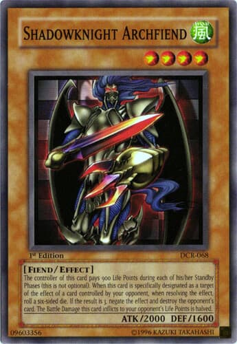 Shadowknight Archfiend - DCR-068 Common Unlimited