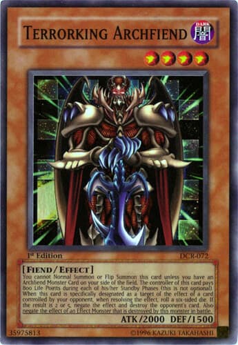 Terrorking Archfiend - DCR-072 Super Rare Unlimited