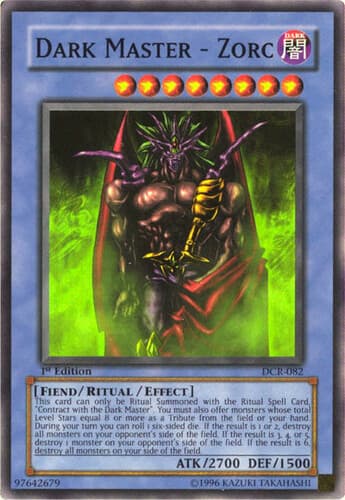 Dark Master - Zorc - DCR-082 Super Rare Unlimited