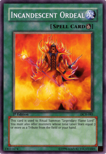Incandescent Ordeal - DCR-085 Common 1st Edition