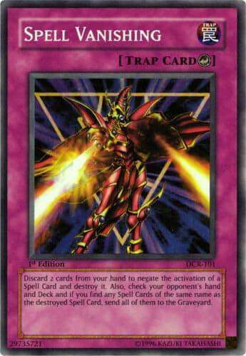 Spell Vanishing - DCR-101 Super Rare 1st Edition