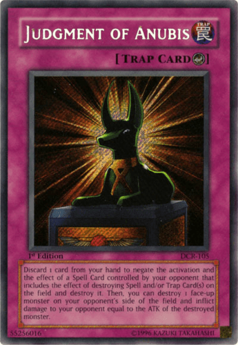 Judgment of Anubis - DCR-105 Secret Rare Unlimited