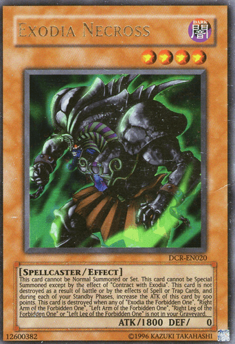 Exodia Necross - DCR-EN020 Ultra Rare Unlimited
