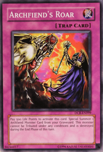 Archfiend's Roar - DCR-EN099 Common Unlimited