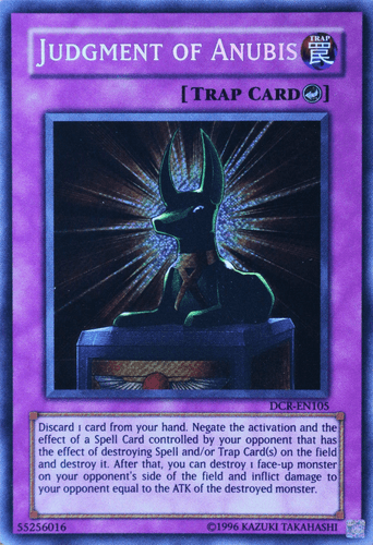 Judgment of Anubis - DCR-EN105 Secret Rare Unlimited