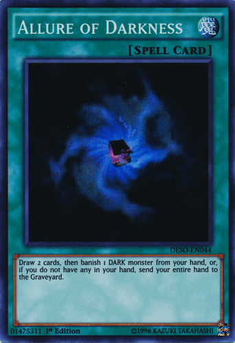 Allure of Darkness - DESO-EN044 Super Rare 1st Edition