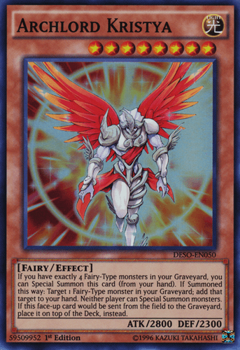 Archlord Kristya - DESO-EN050 Super Rare 1st Edition