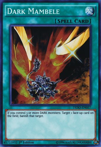 Dark Mambele - DESO-EN057 Super Rare 1st Edition