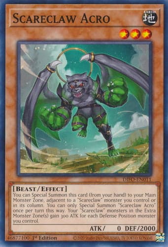 Scareclaw Acro - DIFO-EN011 Common 1st Edition