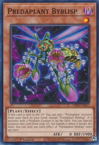 Predaplant Byblisp - DIFO-EN017 Common 1st Edition