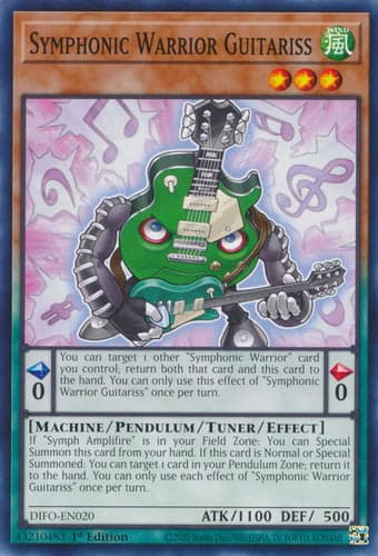 Symphonic Warrior Guitariss - DIFO-EN020 Common 1st Edition