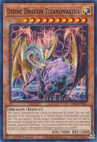 Divine Dragon Titanomakhia - DIFO-EN027 Common 1st Edition