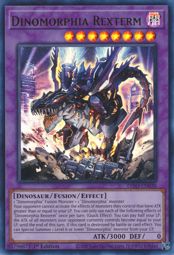 Dinomorphia Rexterm - DIFO-EN038 Ultra Rare 1st Edition