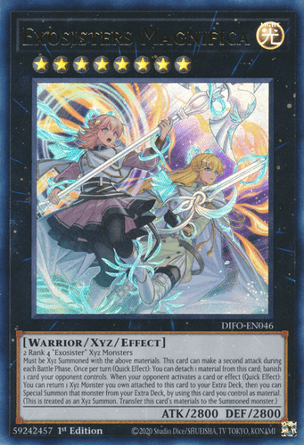 Exosisters Magnifica - DIFO-EN046 Ultra Rare 1st Edition