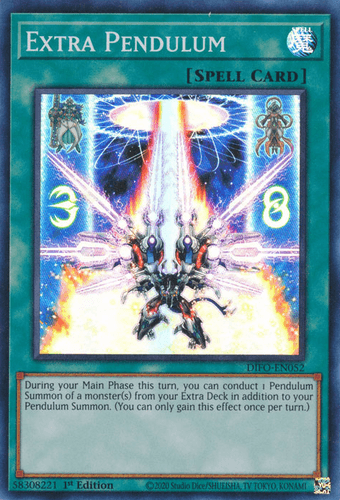 Extra Pendulum - DIFO-EN052 Super Rare 1st Edition