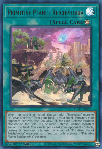 Primitive Planet Reichphobia - DIFO-EN058 Ultra Rare 1st Edition