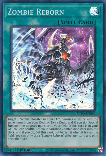 Zombie Reborn - DIFO-EN060 Super Rare 1st Edition