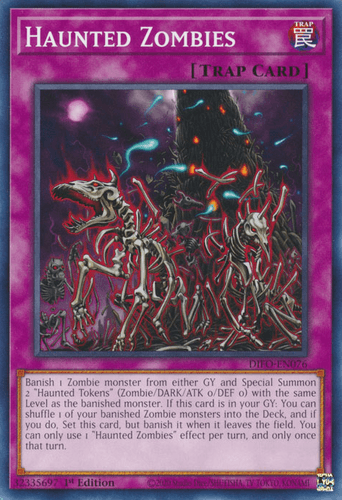 Haunted Zombies - DIFO-EN076 Common 1st Edition