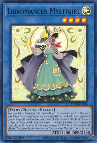 Libromancer Mystigirl - DIFO-EN086 Super Rare 1st Edition