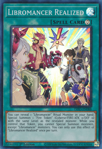 Libromancer Realized - DIFO-EN088 Super Rare 1st Edition