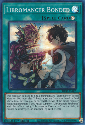 Libromancer Bonded - DIFO-EN089 Super Rare 1st Edition