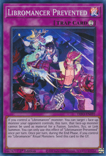 Libromancer Prevented - DIFO-EN091 Super Rare 1st Edition