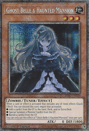Ghost Belle & Haunted Mansion - DIFO-EN100 Starlight Rare 1st Edition