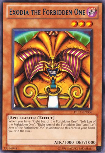 Exodia the Forbidden One - DL11-EN006 Rare Unlimited