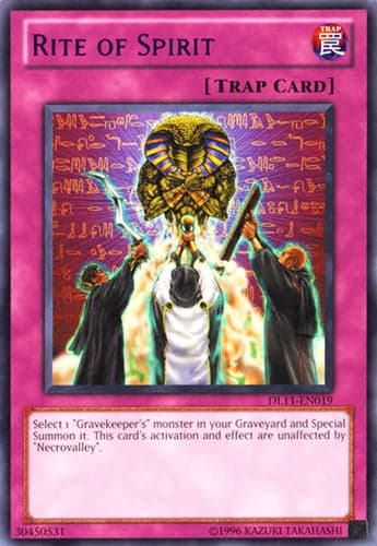 Rite of Spirit - DL11-EN019 Rare Unlimited