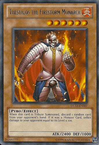 Thestalos the Firestorm Monarch - DL12-EN007 Rare Unlimited