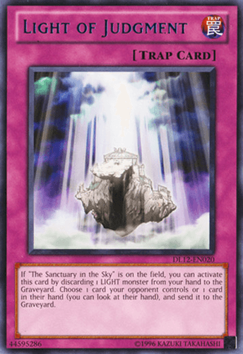 Light of Judgment - DL12-EN020 Rare Unlimited