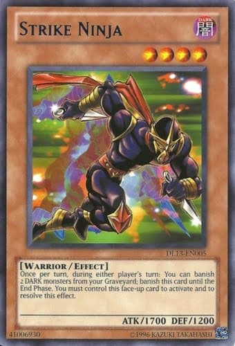 Strike Ninja - DL13-EN005 Rare Unlimited