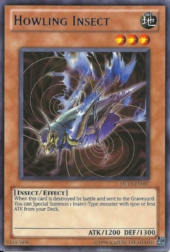 Howling Insect - DL13-EN007 Rare Unlimited