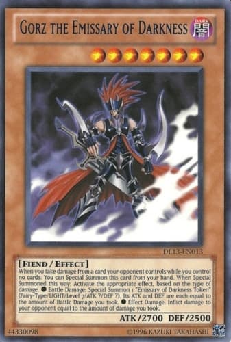 Gorz the Emissary of Darkness - DL13-EN013 Rare Unlimited