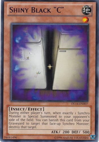 Shiny Black "C" - DL14-EN007 Rare Unlimited