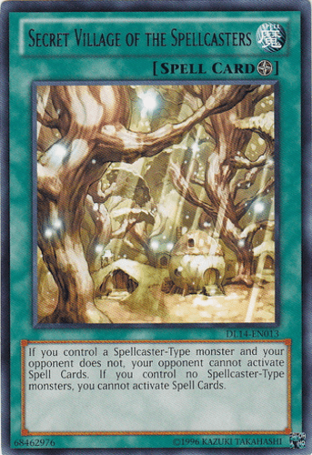 Secret Village of the Spellcasters - DL14-EN013 Rare Unlimited