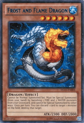 Frost and Flame Dragon - DL15-EN005 Rare Unlimited