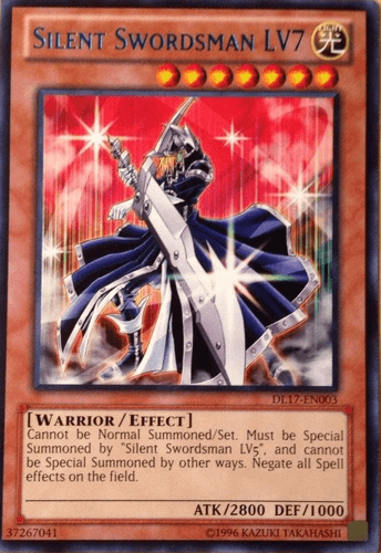 Silent Swordsman LV7 - DL17-EN003 Rare Unlimited