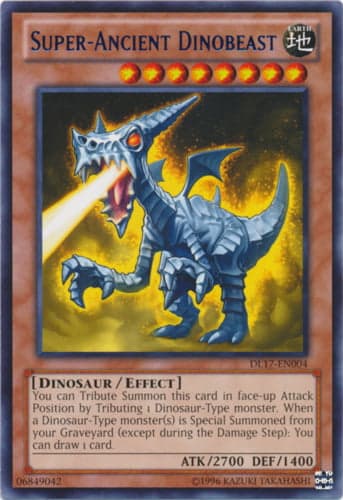 Super-Ancient Dinobeast - DL17-EN004 Rare Unlimited