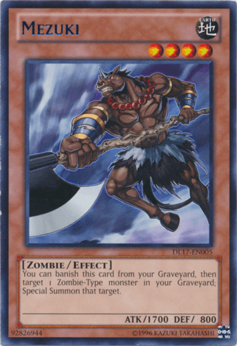 Mezuki - DL17-EN005 Rare Unlimited